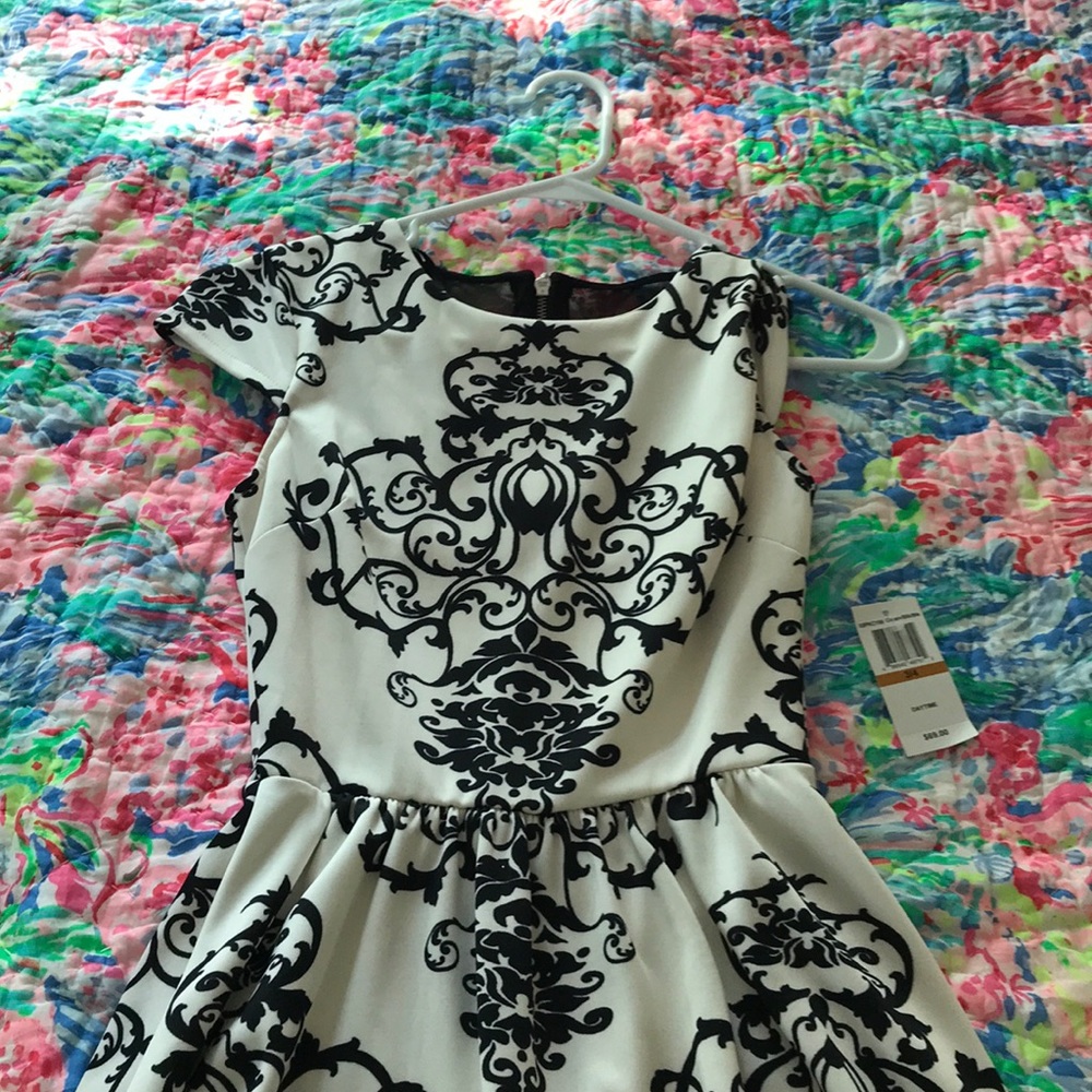 Black and White Dress